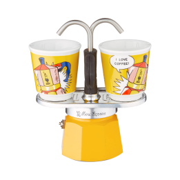 Bialetti Set Mini Express Lichtenstein 2 tazze