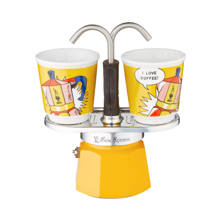 Bialetti Set Mini Express Lichtenstein 2 tazze