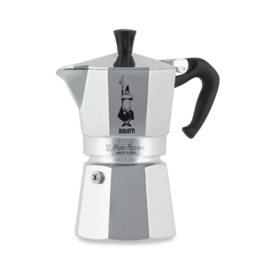 Moka Express – Caffettiera 4 Tazze Cromo Satinato | Bialetti