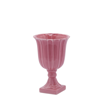 VASO TULIP COPPA CON PIEDE H30