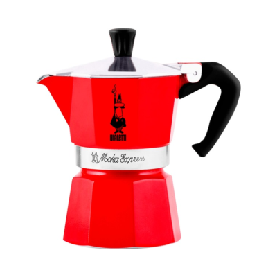 Bialetti Moka Express 3 Tazze Rossa – Espresso Iconico...