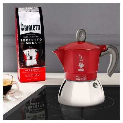 MOKA INDUCTION 2TZ ROSSA  2