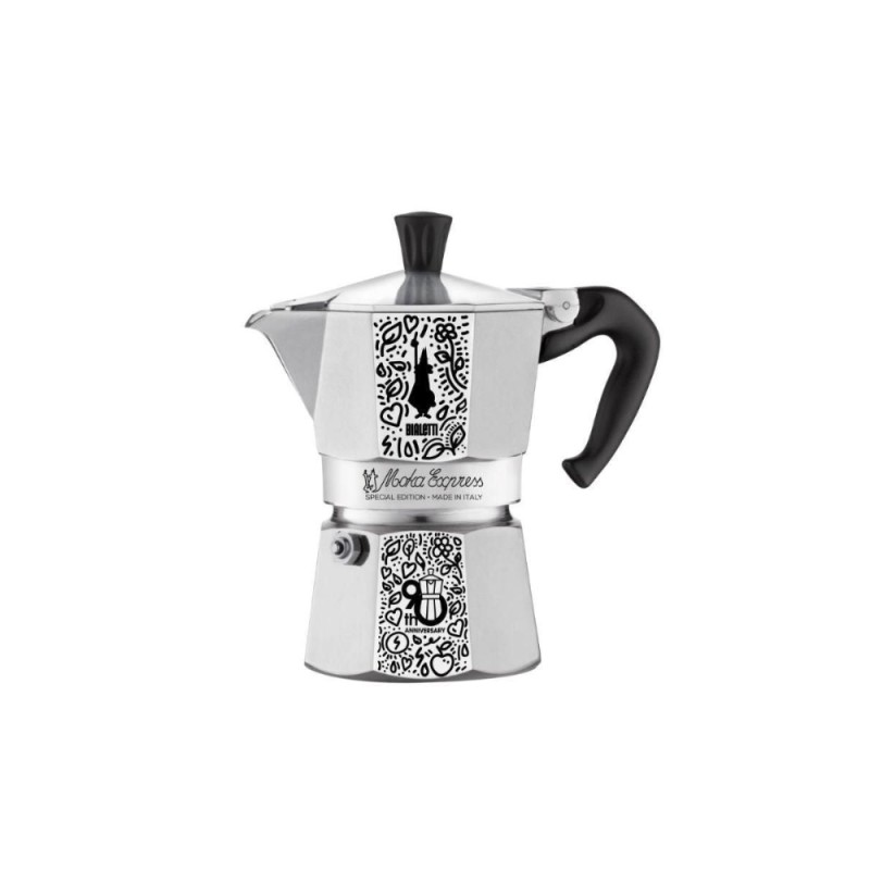 Caffettiera 3 Tazze 90° Anniversario Moka Express – Bialetti