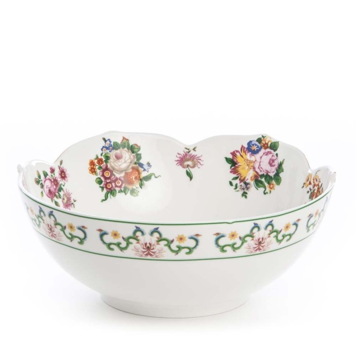 Seletti Insalatiera Hybrid Zaira in porcellana Ø 22,5 cm