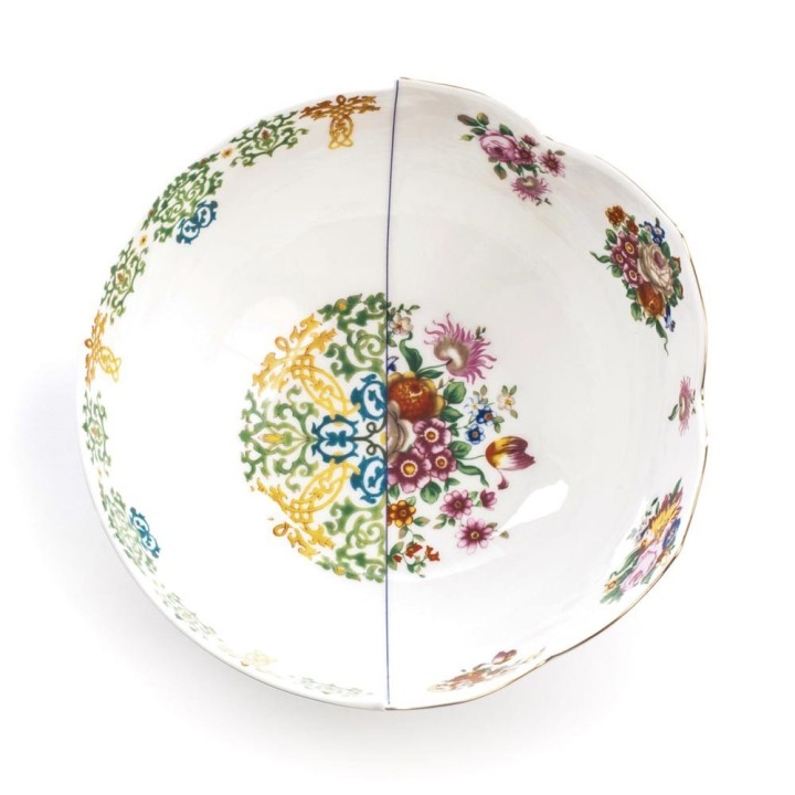 Seletti Insalatiera Hybrid Zaira in porcellana Ø 22,5 cm
