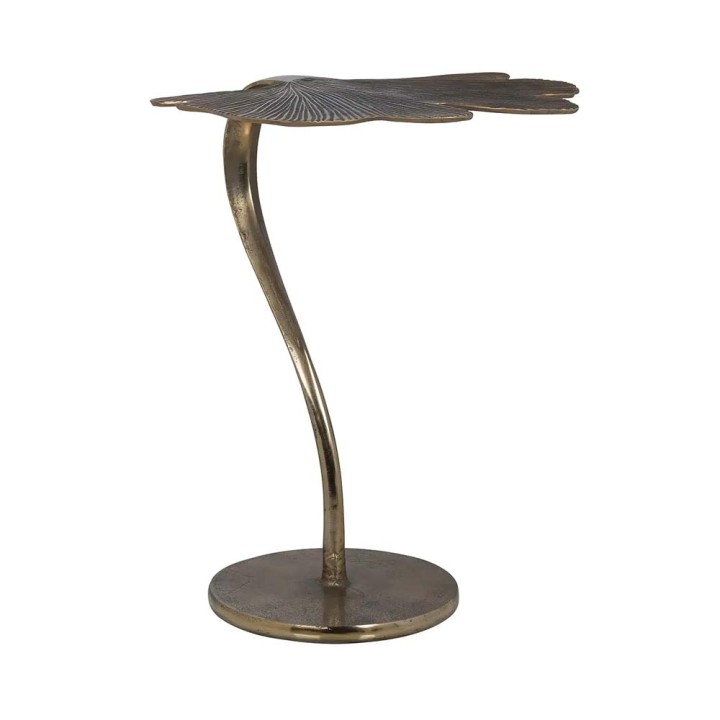 Richmond Tavolino June in alluminio oro Ø 51 cm