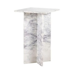 Richmond Tavolino Holmes quadrato in marmo 45 × 45 cm