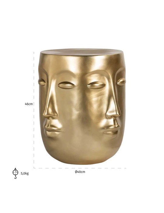 SIDE TABLE CHRISTY GOLD