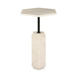 Richmond Tavolino Lilitha in marmo beige Ø 36 cm
