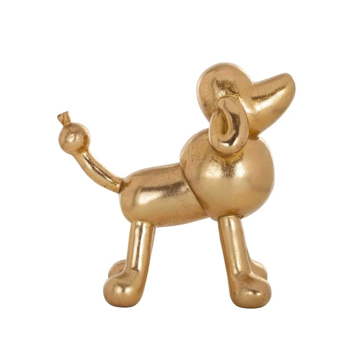 Richmond Scultura Dog Miro barboncino oro