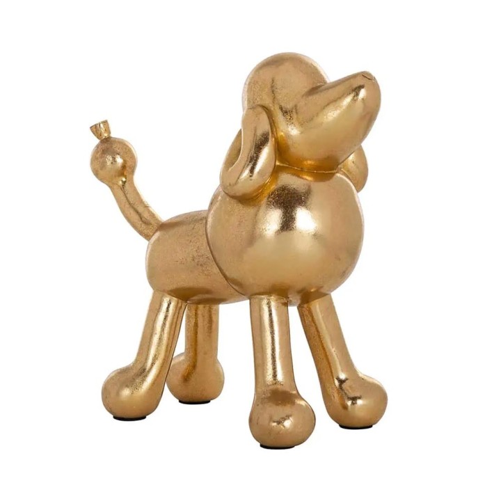 Richmond Scultura Dog Miro barboncino oro