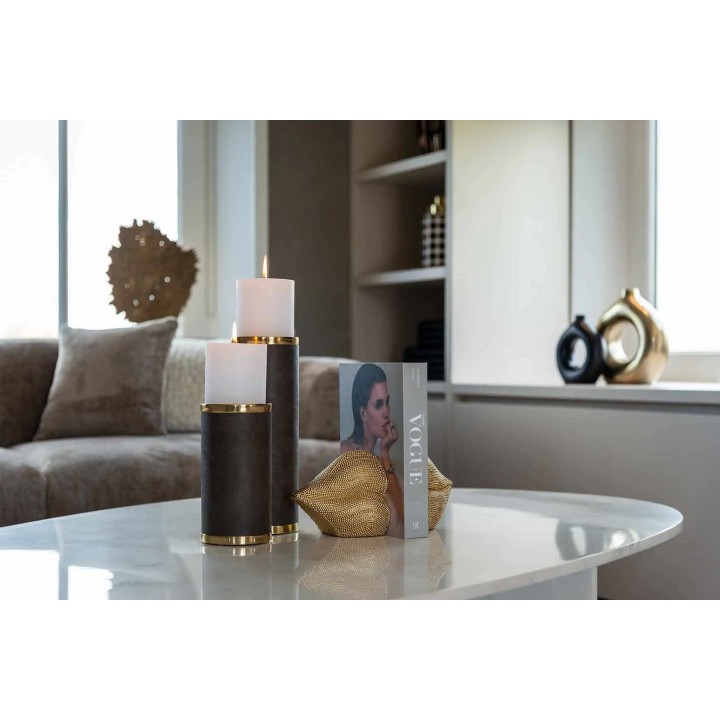Richmond Fermalibri Kiss oro a forma di bocca