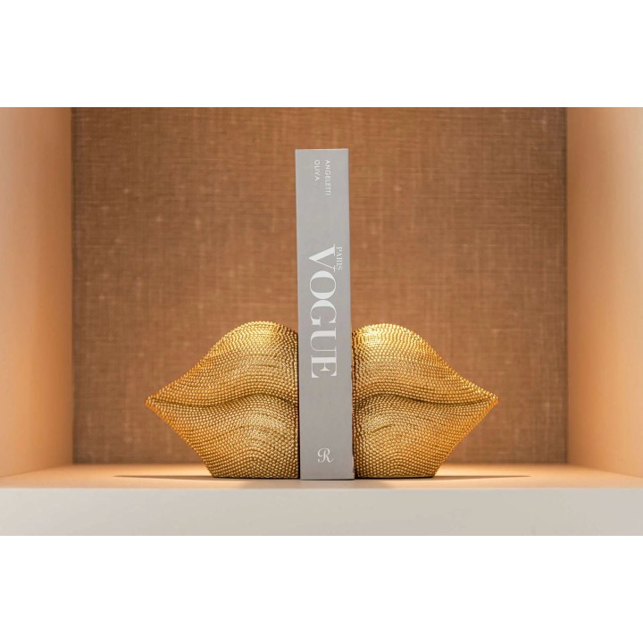 Richmond Fermalibri Kiss oro a forma di bocca