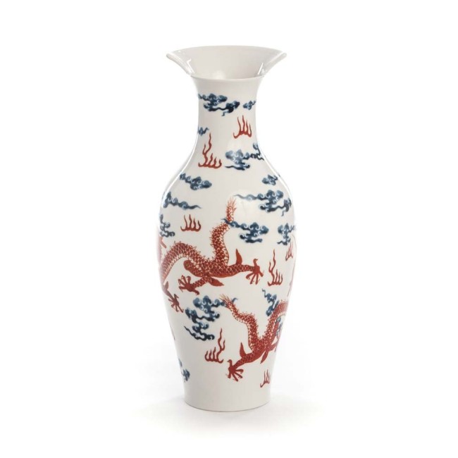 VASO IN PORCELLANA ? Cm.14 h.32,5 "HYBRID-ADELMA"