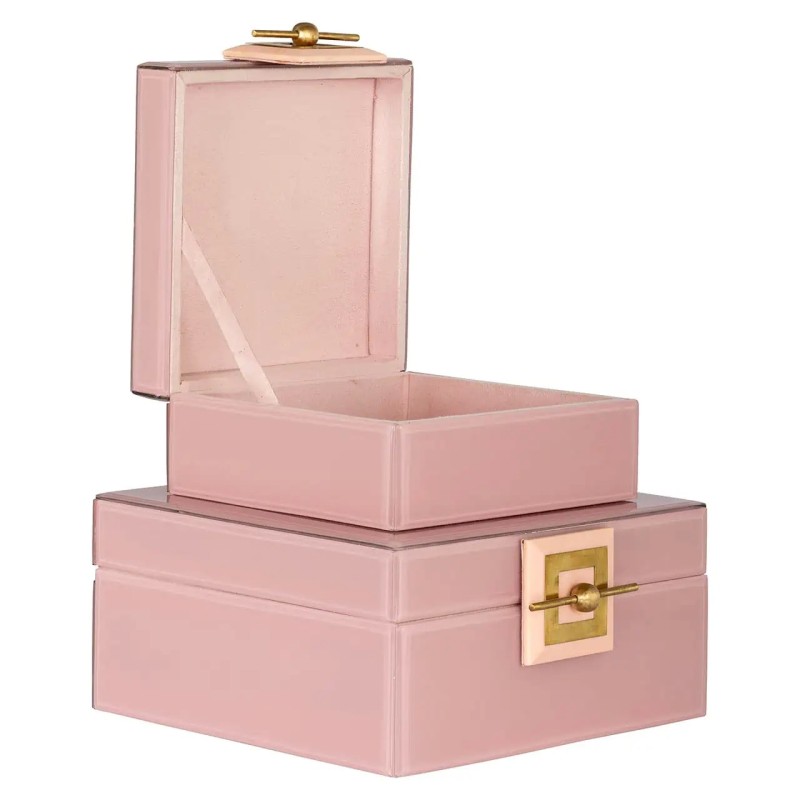 JEWELLERY BOX BODINE PINK SMALL