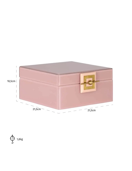 JEWELLERY BOX BODINE PINK BAG