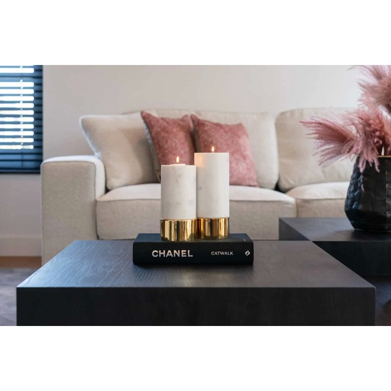 CANDLE HOLDER MORTON MARBLE SMALL