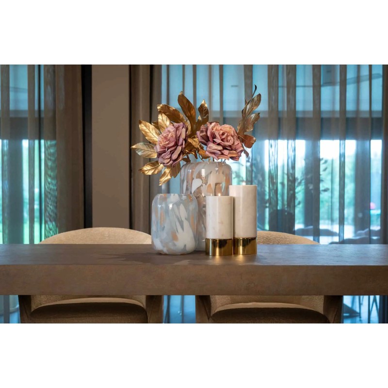 CANDLE HOLDER MORTON MARBLE SMALL