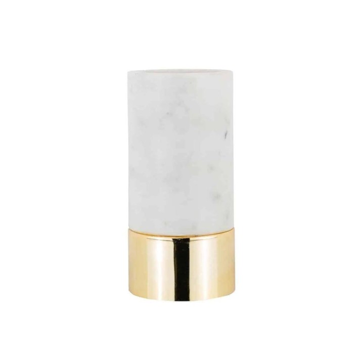 Richmond Portacandela Morton in marmo alto 18,5 cm