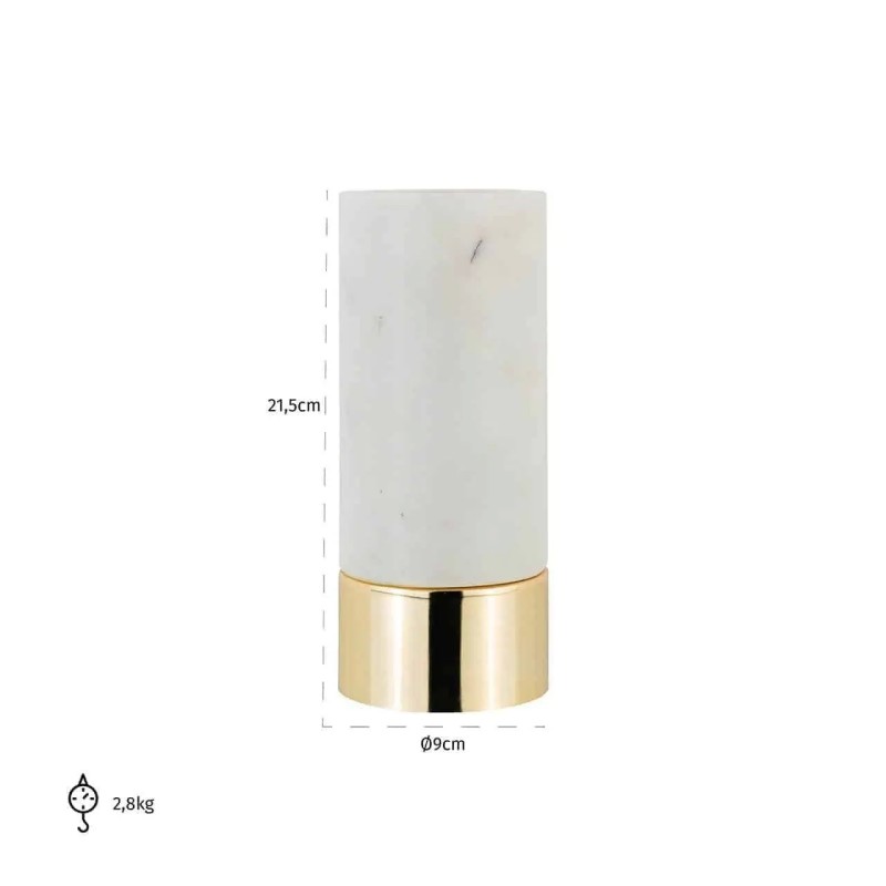 CANDLE HOLDER MORLEY MARBLE BIG