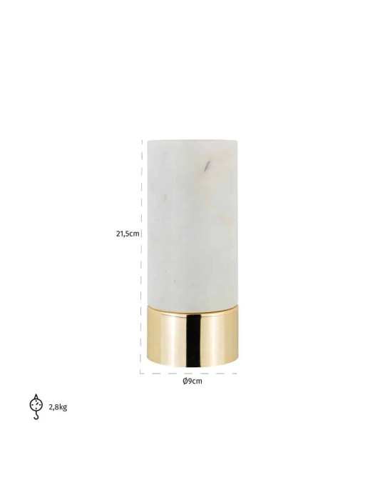 CANDLE HOLDER MORLEY MARBLE BIG