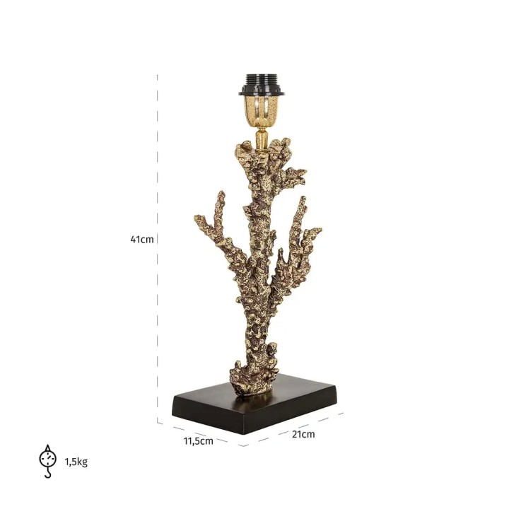 Richmond Lampada Jenthe a corallo alta 41 cm