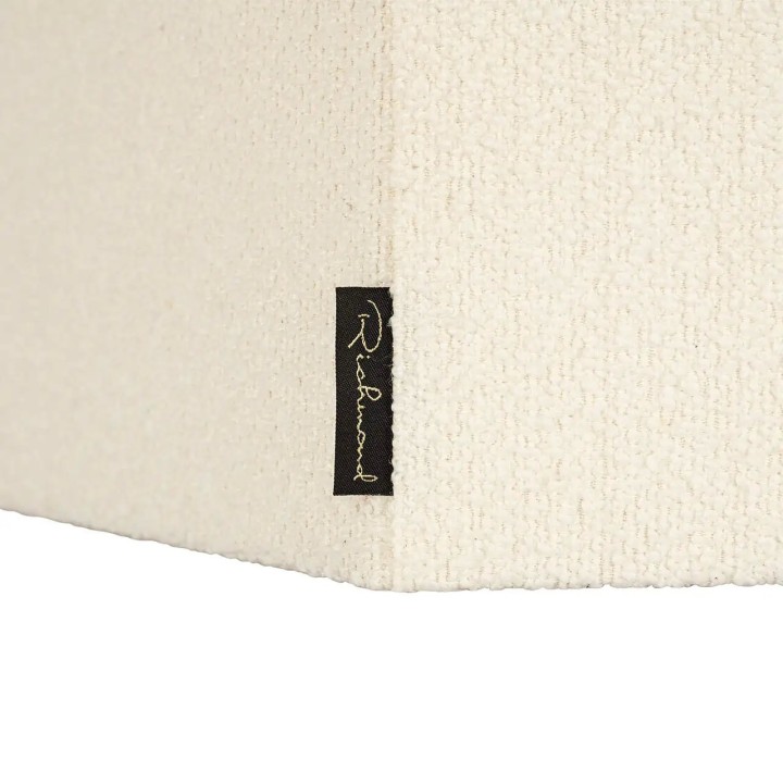 Richmond Paralume Soho bouclé bianco esagonale XL