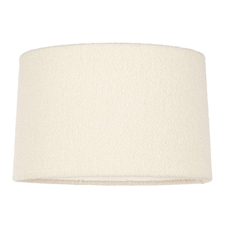 Richmond Paralume Soho bouclé bianco piccolo Ø 30 cm