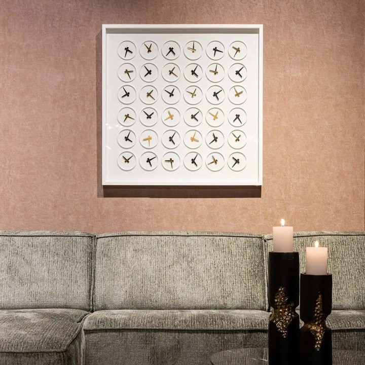 Richmond Quadro Wall Art Time 90 × 90 cm