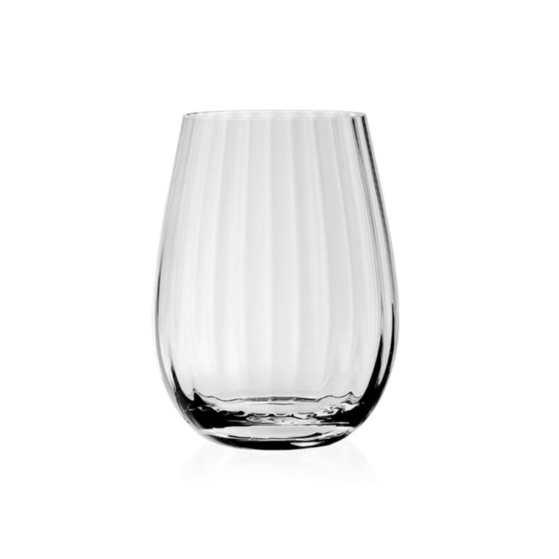 Set 4 Bicchieri Boulevard Brandani in Vetro Trasparente – Design Elegante