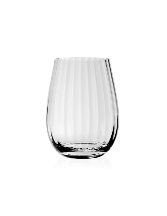 Set 4 Bicchieri Boulevard Brandani in Vetro Trasparente – Design Elegante