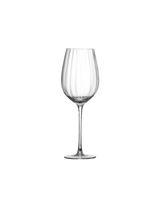 Set 4 Calici Boulevard Brandani in Vetro Trasparente - h 27 cm