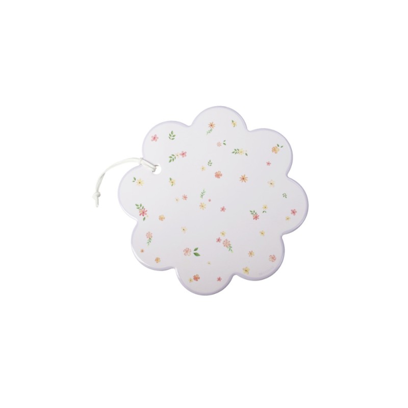 Brandani Decoration Polline Lilla in Ceramica e Sughero – Ø 20 cm