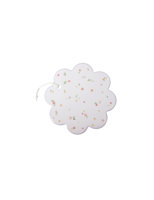 Brandani Decoration Polline Lilla in Ceramica e Sughero – Ø 20 cm
