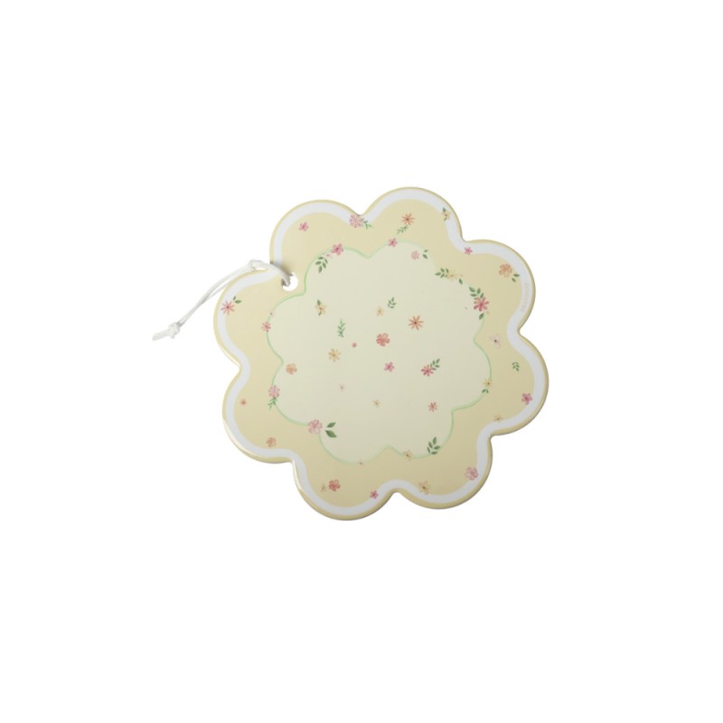 Brandani Decoration Polline Giallo in Ceramica e Sughero – Ø 20 cm