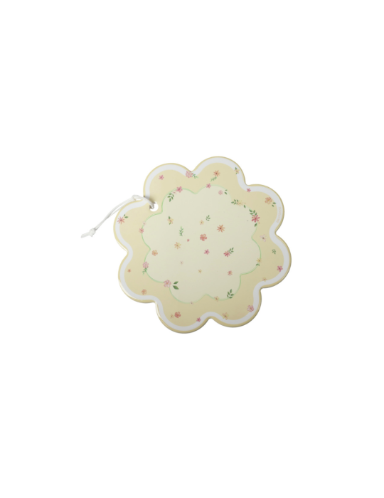 Brandani Decoration Polline Giallo in Ceramica e Sughero – Ø 20 cm