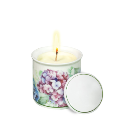CANDELA FLORA C/COPERCHIO NEW BONE CHINA/CERA DI