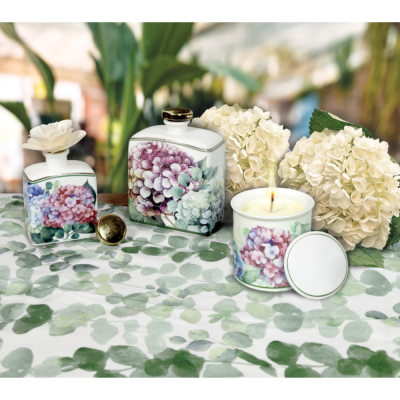 CANDELA FLORA C/COPERCHIO NEW BONE CHINA/CERA DI 2