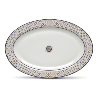 Vassoio Ovale Charles in Porcellana 36×24,5 cm – Pozzi...