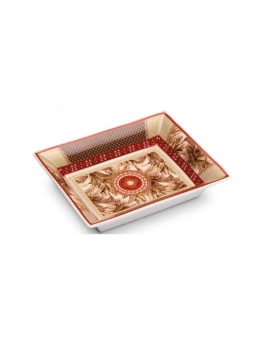 SVUOTATASCHE PORC C/COPERCHIO GIFTBOXLIVING TROPI