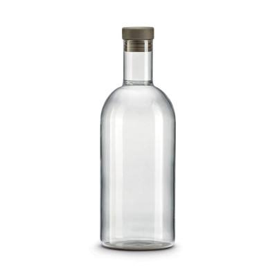 BOTTIGLIA 1.2 LT IN VETRO BOROSIL GIFTBOX MARRONE