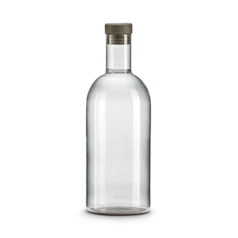 BOTTIGLIA 1.2 LT IN VETRO BOROSIL GIFTBOX MARRONE