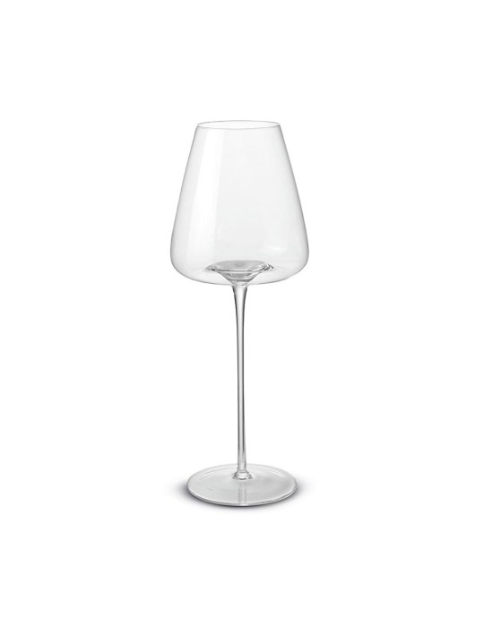 Set 2 Calici Vino Pozzi Milano in Cristallo Soffiato – Trasparente (350 ml)