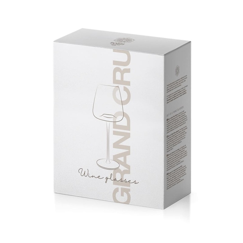 SET 2 CALICI VINO IN CRIST COLORBOX TRASP