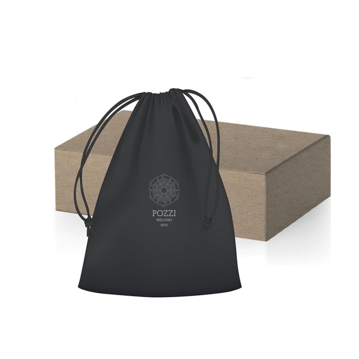Pozzi Milano Vassoio ovale in similpelle 37,5 × 18,5 cm