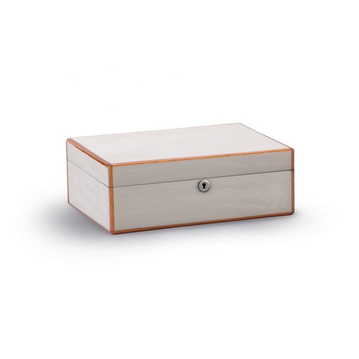 Pozzi Milano Portagioie legno e MDF bianco