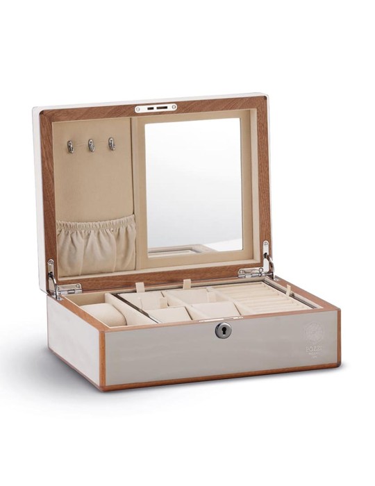 P.GIOIE IN LEGNO E MDF C/VELLUT INT GIFTBOX BIANCO