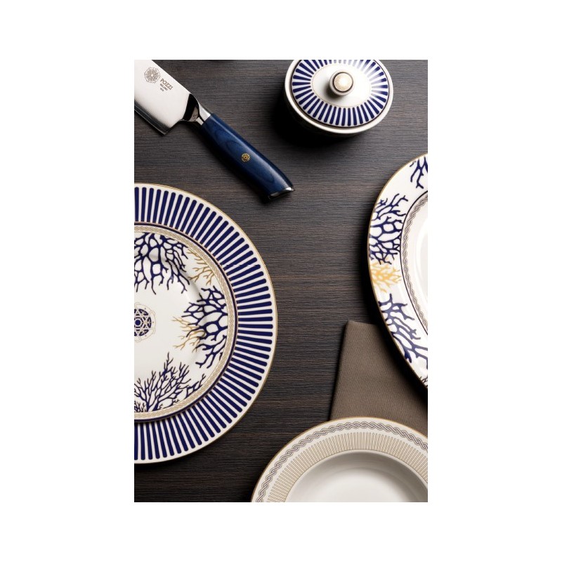 PIATTO PIANO IN PORC. 27CM CORALLO 