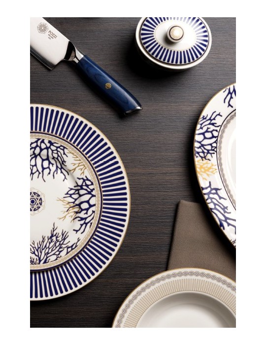 PIATTO PIANO IN PORC. 27CM CORALLO 