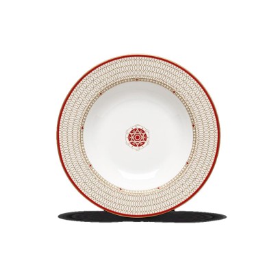 PIATTO FONDO IN PORC. 21.5CM KASHMIR